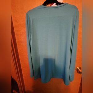 LuLaRoe Teal Long Sleeve Top